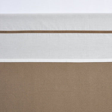 Meyco baby bies ledikant laken - taupe - 100x150cm - 0.3 tog