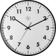 Nextime nxt new – wandklok – 40 cm – plastic – zwart – stil