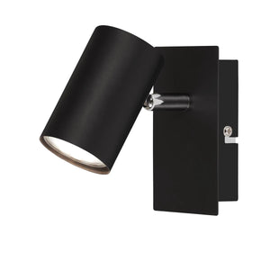 Briloner leuchten run - wandlamp - plafond spot - 1 lichts - gu10 - max. 40 watt - zwart