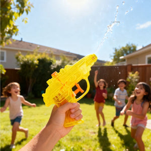 Eddy toys waterpistool set 2 stuks - 11,5 cm - speelgoed waterpistool - 1 willekeurige kleur