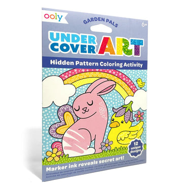Ooly - undercover art - 12 kleurplaten met verborgen patronen - garden pals