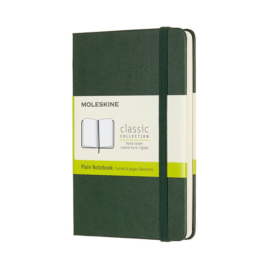 Moleskine classic notitieboek - pocket - hardcover - blanco - mirte groen