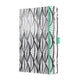 Sigel notitieboek jolie - whitened leaves - a5 - hardcover - 174 pagina's - gelinieerd - 80 grams - si-jn323