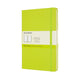 Moleskine classic notitieboek - large - hardcover - blanco - citroen groen