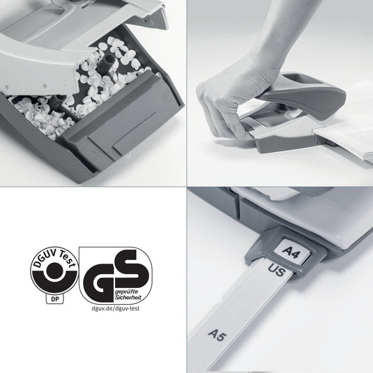 Leitz ne nexxt wow perforator - 2-gaats - perforeert tot 30 vel - ideaal voor thuiskantoor thuiswerkplek - zwart
