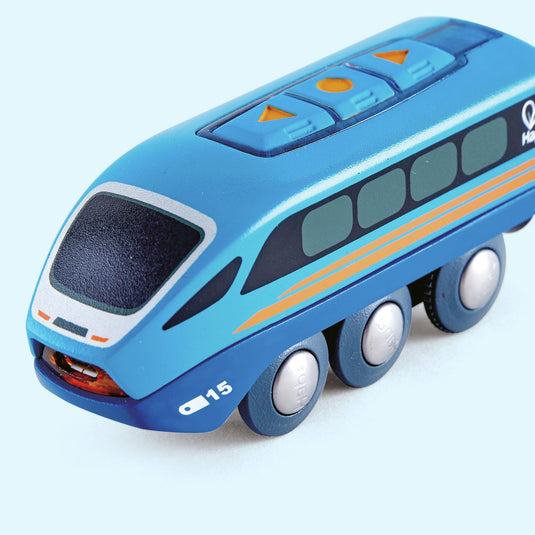 Hape bestuurbare trein met bluetooth app – houten treinset locomotief voor kinderen vanaf 3 jaar