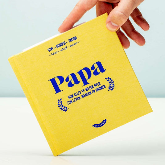 Stratier papa invulboek