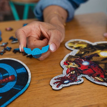 Trefl houten puzzel marvel capitan america 160 stukjes duurzaam fsc.