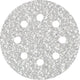 Wolfcraft - schuurpapier 125 mm korrel 40 - 25 stuks - voor excentrische schuurmachines - 1150100