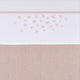 Meyco baby hearts wieglaken - soft pink - 75x100cm - 0.3 tog