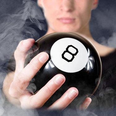 Gadgets magic 8 ball - mystic 8 ball - vragenspel - geeft antwoord op al je levensvragen - geen batterijen nodig - biljartbal design - zwart
