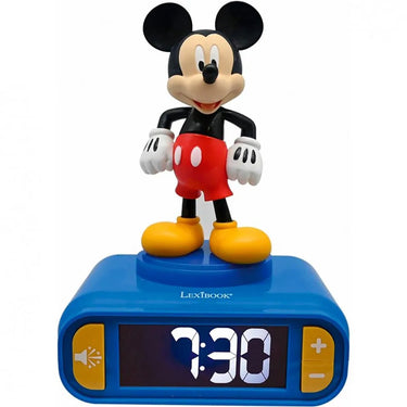 Lexibook digitale wekker met mickey 3d nachtlampje en geluidseffecten