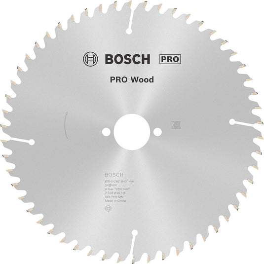 Bosch pro hout cirkelzaagblad 216 x 2,6 x 30 mm - 2608838411