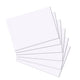 Herlitz systeemkaarten - a4 - blanco- wit- 100 stuks