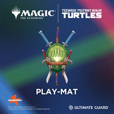 Ultimate guard play-mat magic: the gathering | teenage mutant ninja turtles - white rare