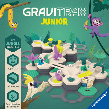 Gravitrax ravensburger - junior starter-set l – jungle thema