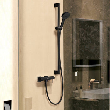 Hansgrohe tecturis e - douchekraan - ééngreeps bediening - brushed bronze