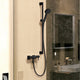 Hansgrohe tecturis e - douchekraan - ééngreeps bediening - brushed bronze