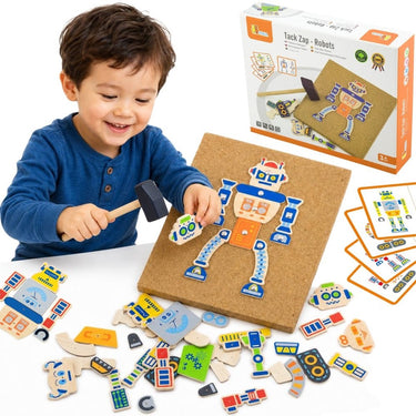Vigatoys https: www.cchobby.nl viga-hamermozaiek-set-robot-afm-23x18-cm-1-stuk