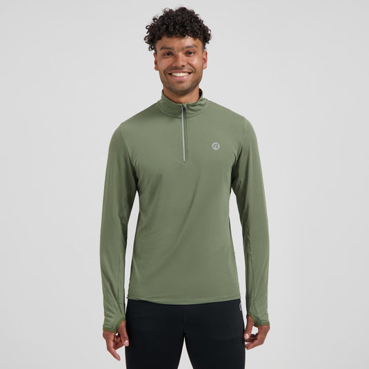 Rogelli core hardloopshirt heren - lange mouwen - groen - m