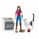 Schleich boerderij speelfiguur baking afternoon 81470 kunststof.