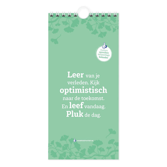 Voor positiviteit verjaardagskalender positieve spreuken - verjaardagskalender volwassenen - positieve verjaardagskalenders - met quotes