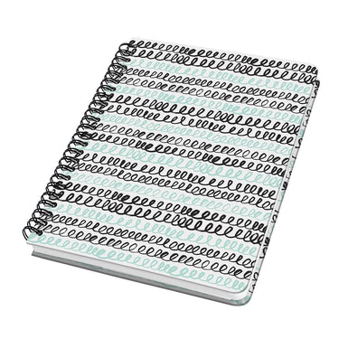 Sigel - spiraal notitieboek - jolie - a5 - hardcover - 120 pagina's - 100 grams papier - dots - curly mint - si-jn622