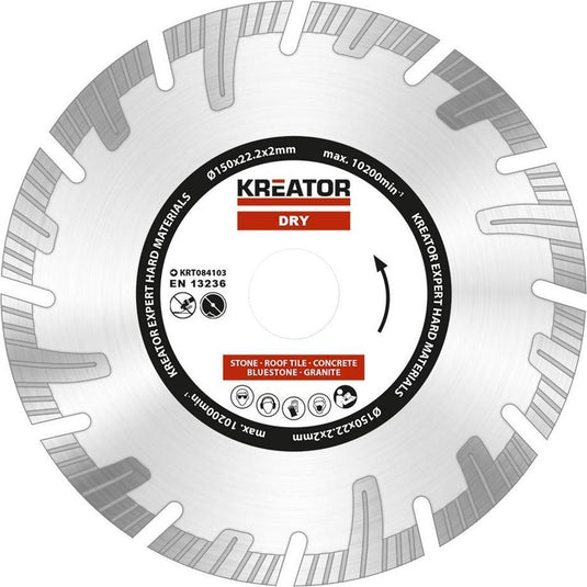 Kreator krt084103 diamantschijven set – ø150mm