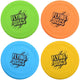 Johntoy zachte lichtgewicht frisbees - 4st.