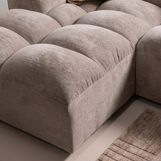 Woood lovi vloerkleed - wol - taupe 170x240 cm