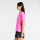 New balance sport essential t-shirt dames sportshirt - pink
