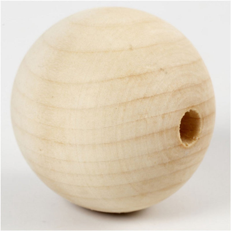 Load image into Gallery viewer, Creativ company houten kraal 5mm, 4st.
