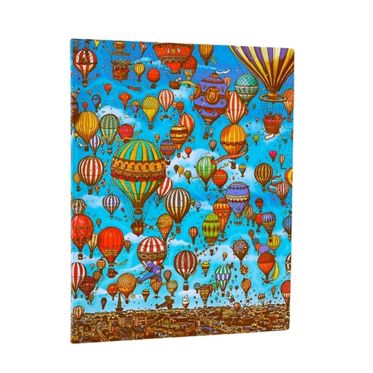 Paperblanks balloon festival pierre the maze detective softcover flexis ultra unlined elastic band 176 pg 100 gsm