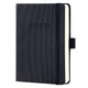 Sigel weekagenda conceptum - formaat a6 - jaartal 2025 2026 - 18 maanden - zwart - hardcover - si-c2602