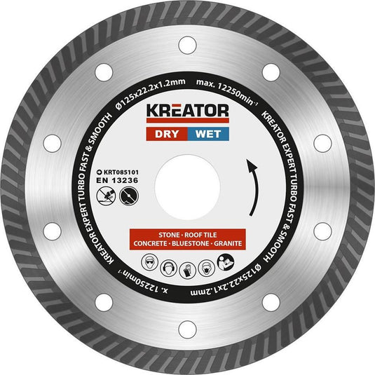Kreator krt085101 diamantschijven set – ø230mm