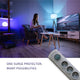 Qoltec - overspanningsbeveiliging stekkerdoos - 4 stopcontacten - 2,5m - grijs