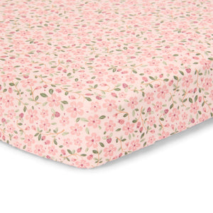 Little dutch eenpersoons hoeslaken - roze - fairy garden - fairy floral