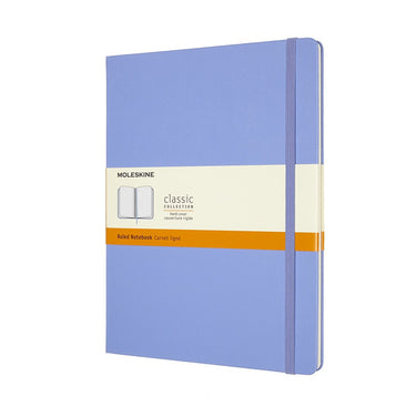 Moleskine classic notitieboek - extra large - hardcover - gelinieerd - hortensia blauw