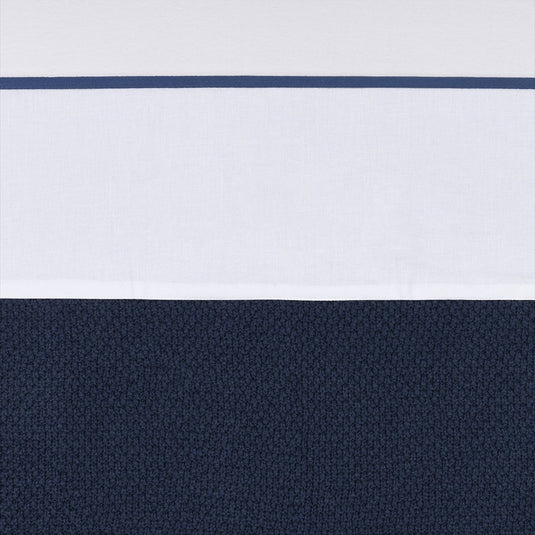 Meyco baby bies wieglaken - indigo - 75x100cm - 0.3 tog