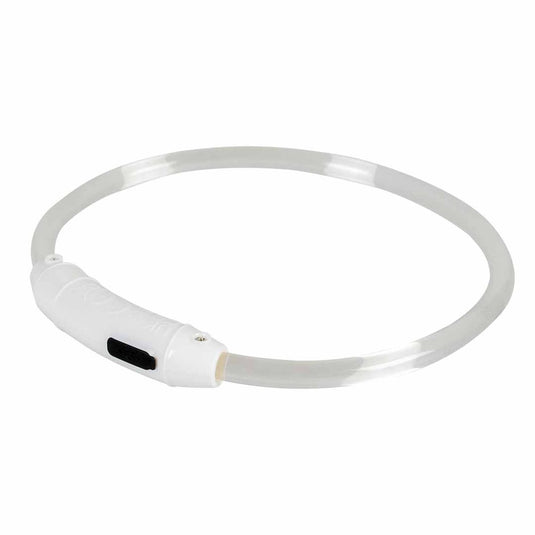 Duvo plus seecur!ty halsband flash light ring usb tpu l-65x2.5x1cm meerkleurig