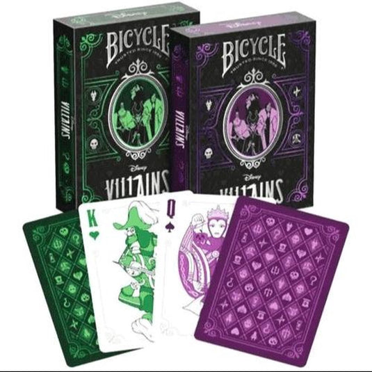 Bicycle ® disney villains green purple