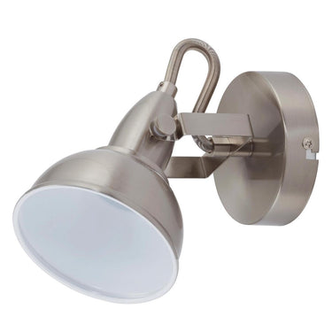 Briloner leuchten soft - wandlamp - plafond spot - 1 lichts - draai- en kantelspot - vintage retro-design - max. 40 watt - 15,6 x 10 cm