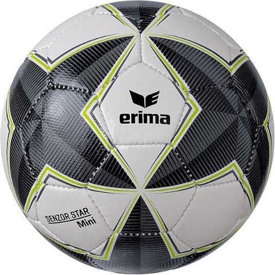 Erima senzor star match minibal - zwart grijs | maat: 00