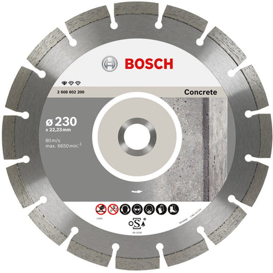 Bosch - diamantdoorslijpschijf standard for concrete 150 x 22,23 x 2 x 10 mm