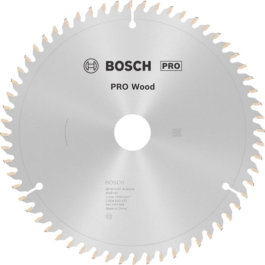 Bosch accessoires bosch pro wood cirkelzaagblad, 216 x 2 x 30 mm