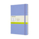 Moleskine classic notitieboek - large - hardcover - blanco - hortensia blauw