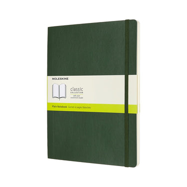 Moleskine classic notitieboek - extra large - softcover - blanco - mirte groen
