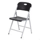 Lifetime vouwbare stoel zwart 50 x 84 x 48,5 cm (5 stuks)