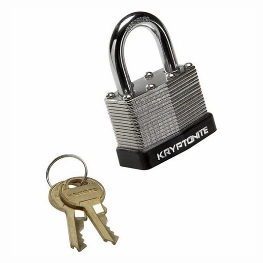 Kryptonite hangslot padlock 8 x 3 cm staal zilver zwart
