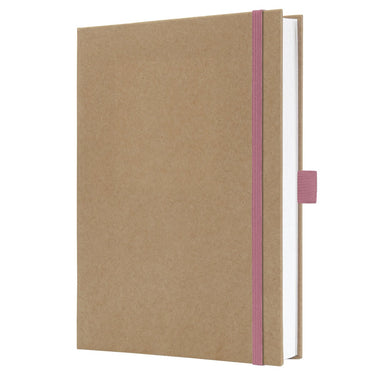 Sigel jolie notitieboek - a5 - kraft - pure pink - blanco pagina's - si-jn843
